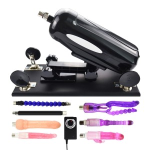 Automatic Sex Machine Speed Adjustable with Big Dildo Masturbation - B