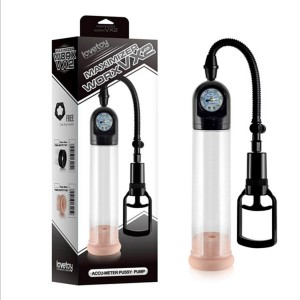 Pressure Gauge Penis Enlargement Pump Sex Male Penis Vacuum Pump