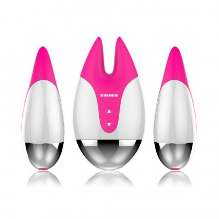 Waterproof Clitoris Vibrator with 10 Vibration Rechargeable Nipple Sex Toy For Female