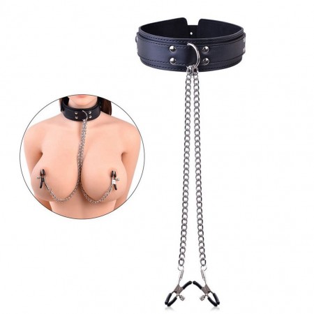 Sexy Fantasy SM Nipple Clamps with Type 3 Metal Chain