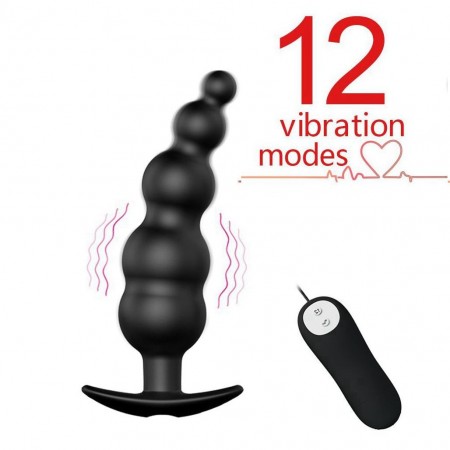 Vibrating Anal Plug and Prostate Massager Trainer Butt Plug for male beginner