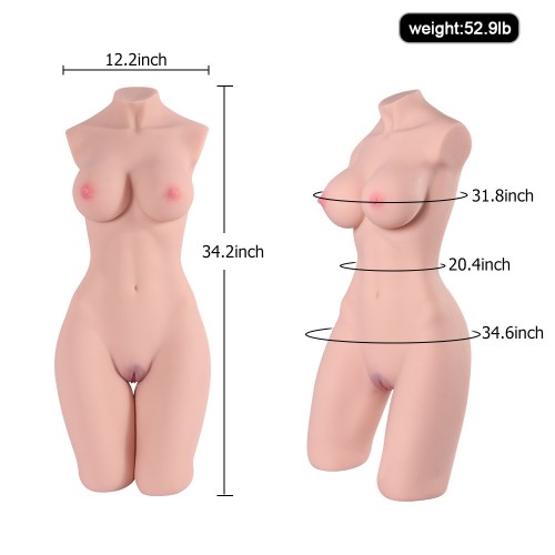 52.91 lbs Big Boobs Sex Doll Torso Sex Toy for Man