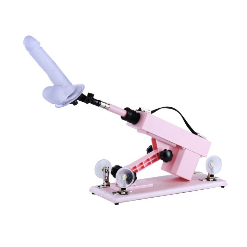 Pink Sex Machine Adjustable And Portable NEW Masturbation