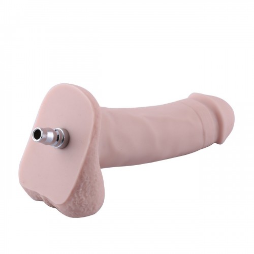 7.1" Silicone Dildo for Hismith Sex Machine with Quick Air Connector