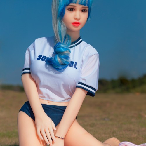 Thin Body Shemale Sex Doll 140cm 4.59ft Small Breasts