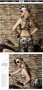 Women Stylish Sexy Lingerie army Costumes foreplay free size female