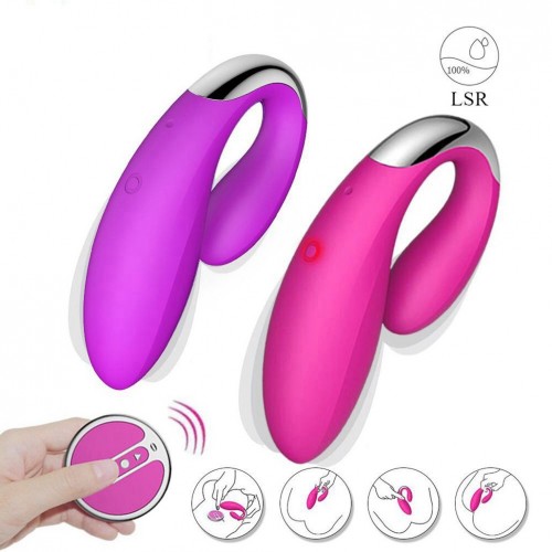 Female G spot Wireless Vibrator Silicone Massager For Couple
