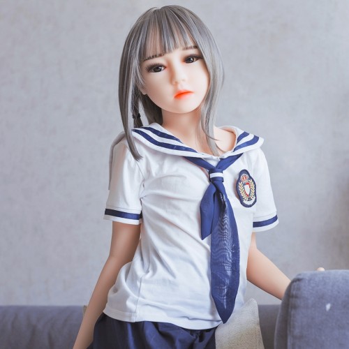 125cm 4.1ft adult realistic TPE flat chest sex doll