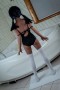 Susan : 141cm Realistic Japanese TPE Doll Small Breasts and Double Ponytail