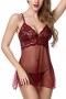 Women Babydoll Lingerie Sleepwear Lace Chemises Outfit