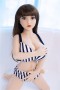 D Cup Huge Boobs MINI Sex Doll 141cm Light Weight Figure