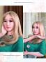 Victoria : 148cm glamour sexy blonde real love silicone dolls 