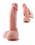 8.6 Inches Double Layered Dildo, Super High Simulation Silicone Dildo