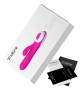 Nalone Wave Sex Vibrator Rabbit USB Rechargeable Waterproof Beads Stimulating for Female