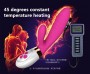 Leten Rechargeable Double strong motor Heating Rabbit Vibrators