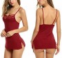 Lace Chemises Lingerie Mini Babydoll Sleepwear Strappy Dress for women