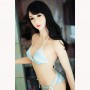 153cm 5.02ft Life Size Asian Japannes Love Doll Realistic Silicone 3 Holes TPE Sex Doll Anelyse