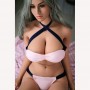 141cm Realistic Sex Doll With 3 Realistic Vagina Pussy Blow Up Life Size Silicone Love Doll Alison