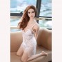 165cm 5.41ft Lifelike Love Doll Adult Silicone Sex Doll White Skin Big Ass Brown Hair