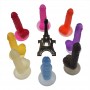 7.5 inch Realistic Dildo Natural with a Suction Cup Base - Blue