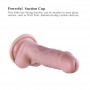 Premium Silicone Dildo, Realistic Penis With Suction Cup (Small)