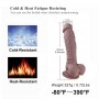 Premium Silicone Dildo, Realistic Penis With Suction Cup (Medium)