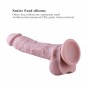 Premium Silicone Dildo, Realistic Penis With Suction Cup (Medium)