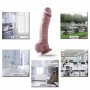 Premium Silicone Dildo,Realistic Penis With Suction Cup (Large)