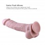 Premium Silicone Dildo,Realistic Penis With Suction Cup (Large)