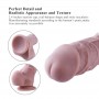 Premium Silicone Dildo,Realistic Penis With Suction Cup (Large)