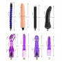 Automatic Thrusting Sex Machine with 8 Attachments Dildo Masturbators