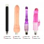 Automatic Sex Machine Speed Adjustable with Big Dildo Masturbation - A