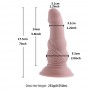 FDA-Grade Silicone Dildo For Premium Sex Machine Realistic Dildo