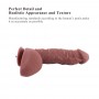 6.9" Silicone Dildo For Hismith Sex Machine With Quick Air Connector