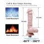 6.9" Silicone Dildo For Hismith Sex Machine With Quick Air Connector