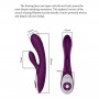 Nalone BlueTooth Wireless Vibrator silicone Rechargeable Rabbit Vibrator G-Spot and Clitoral Vibe