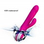 Nalone Wave Sex Vibrator Rabbit USB Rechargeable Waterproof Beads Stimulating for Female