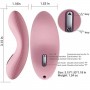 SVAKOM Echo Mini Clitoral Stimulator Massager Vibrators Whisper Quiet for Women(Pale) 