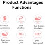 Intelligent Android ios APP Remote Control Vibrator USB charging Masturbator for Woman