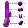 Rabbit Vibrator Massage Rod 7 Frequency Vibration Rotation with Heating for Women