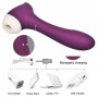 Waterproof G Spot Nipple Clitoris Stimulator Sex Toy for Women