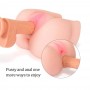 3D Realistic Pussy Ass Butt Vagina and Anal Stroker For Men Masturbation