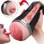 USB Rechargeable 3D Realistic Vagina and Mouth Masturbator Male Masturbator cup