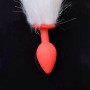 Faux Fox Tail Anal Plug Silicone Anal Butt Plug For Women