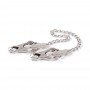 Women Metal Chain Nipple Clamp Clip Fetish Toy For Female