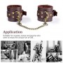  Adjustable Wrist Cuffs Vintage Leather Handcuffs for Adult Plays