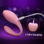 Rechargeable Silicone Wireless control G Spot Vibrators Female