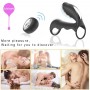 Silicone Enhancing Vibrating Penis Ring Cock Ring For Couples