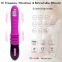 Realistic Flexible Stretch G-Spot Vibrator Dildo For Vaginal Clit Stimulation 