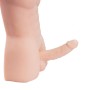 Realistic Full Silicone Male 3D Torso Half Body With Big Dildo Sex Doll For Men Women Sex Toys Long Penis Adult Love Doll